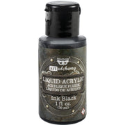FINNABAIR Art Alchemy Liquid Acrylic Paint - Ink Black